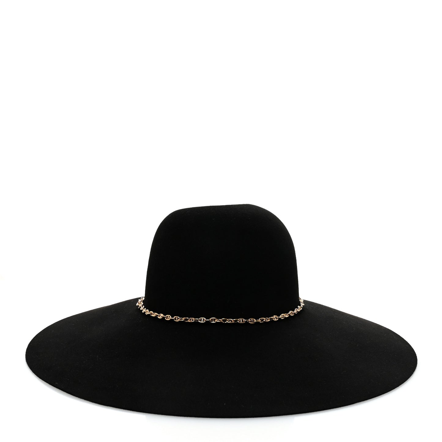 Beaver Felt Bruna Chaine d'Ancre Hat 58 Black