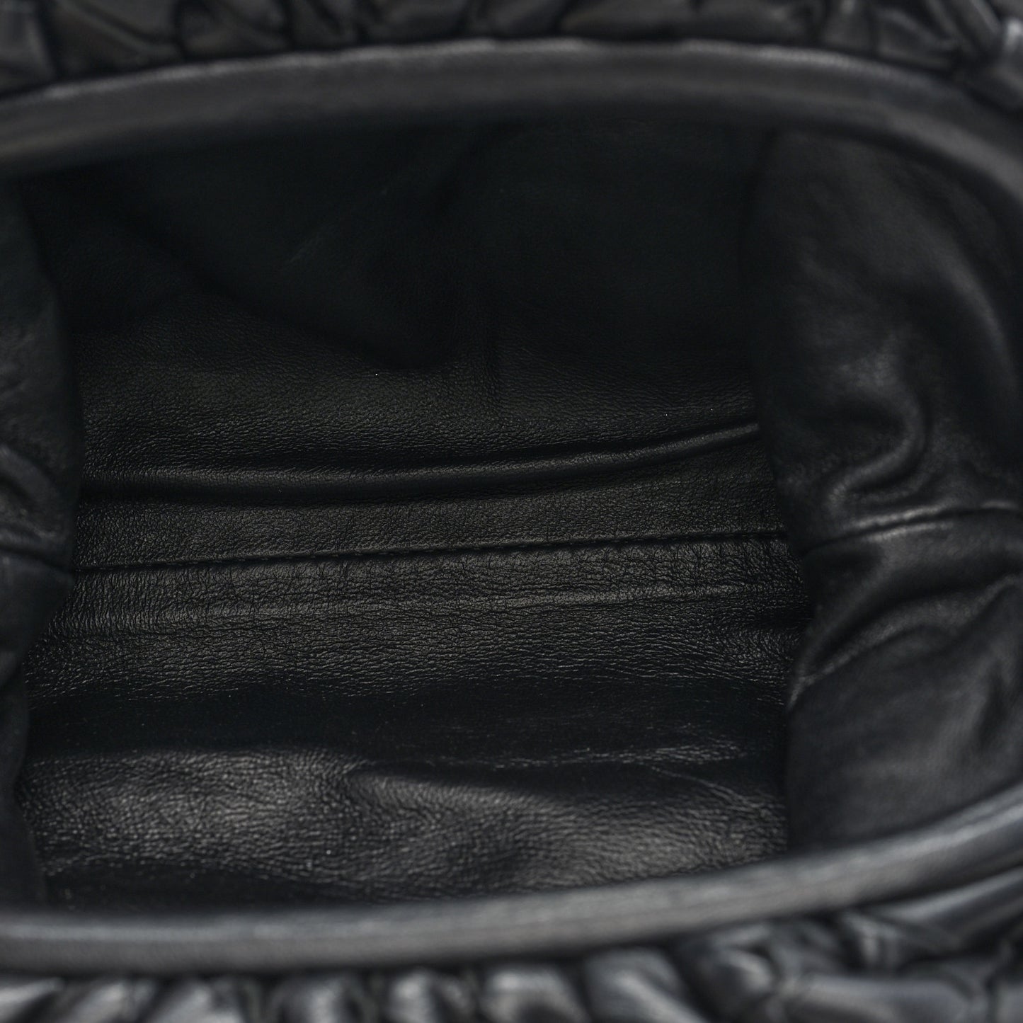 Nappa Intrecciato The Mini Pouch Black