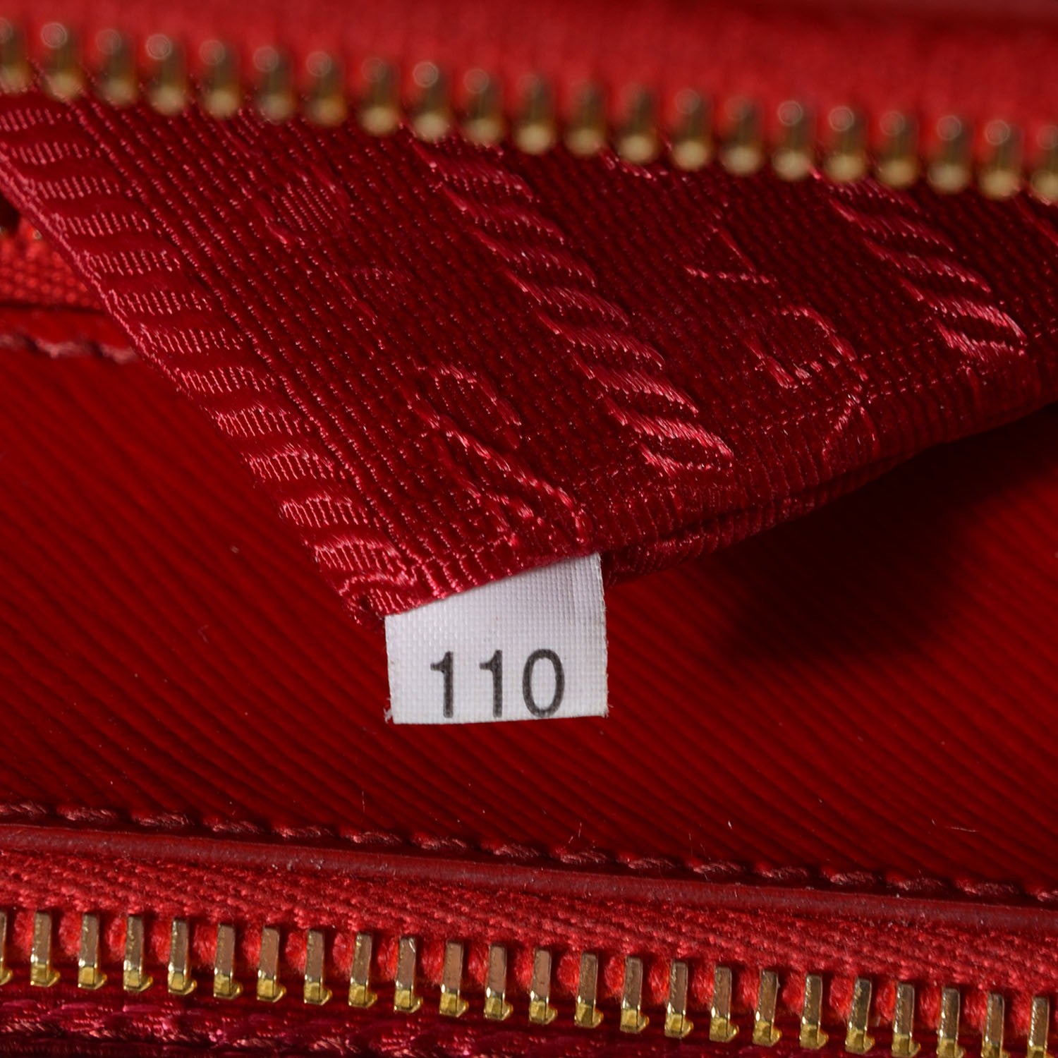 Prada Saffiano Vernice Mini Double Zip Tote Rosso 8 of 9