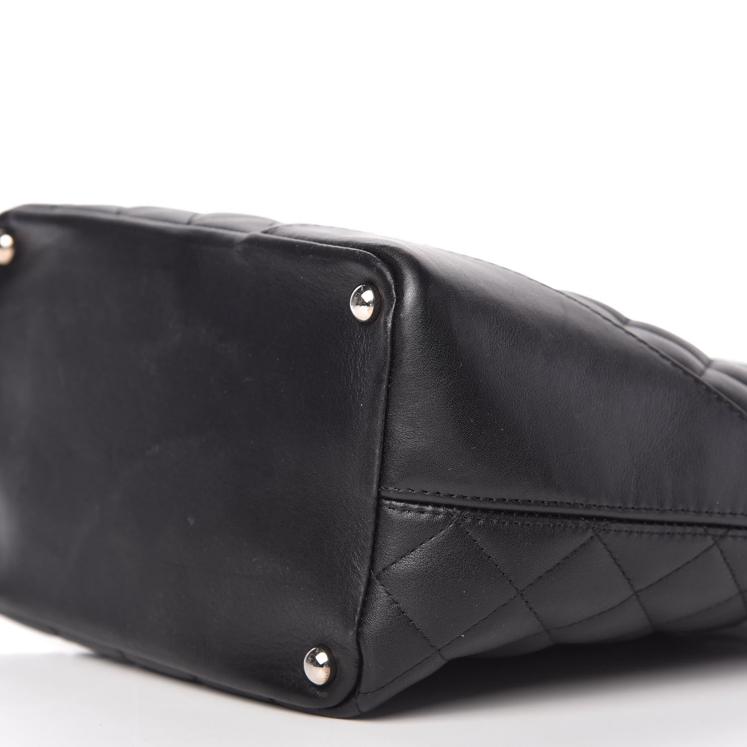 Chanel Calfskin Quilted Medium Cambon Tote Black 7 of 10