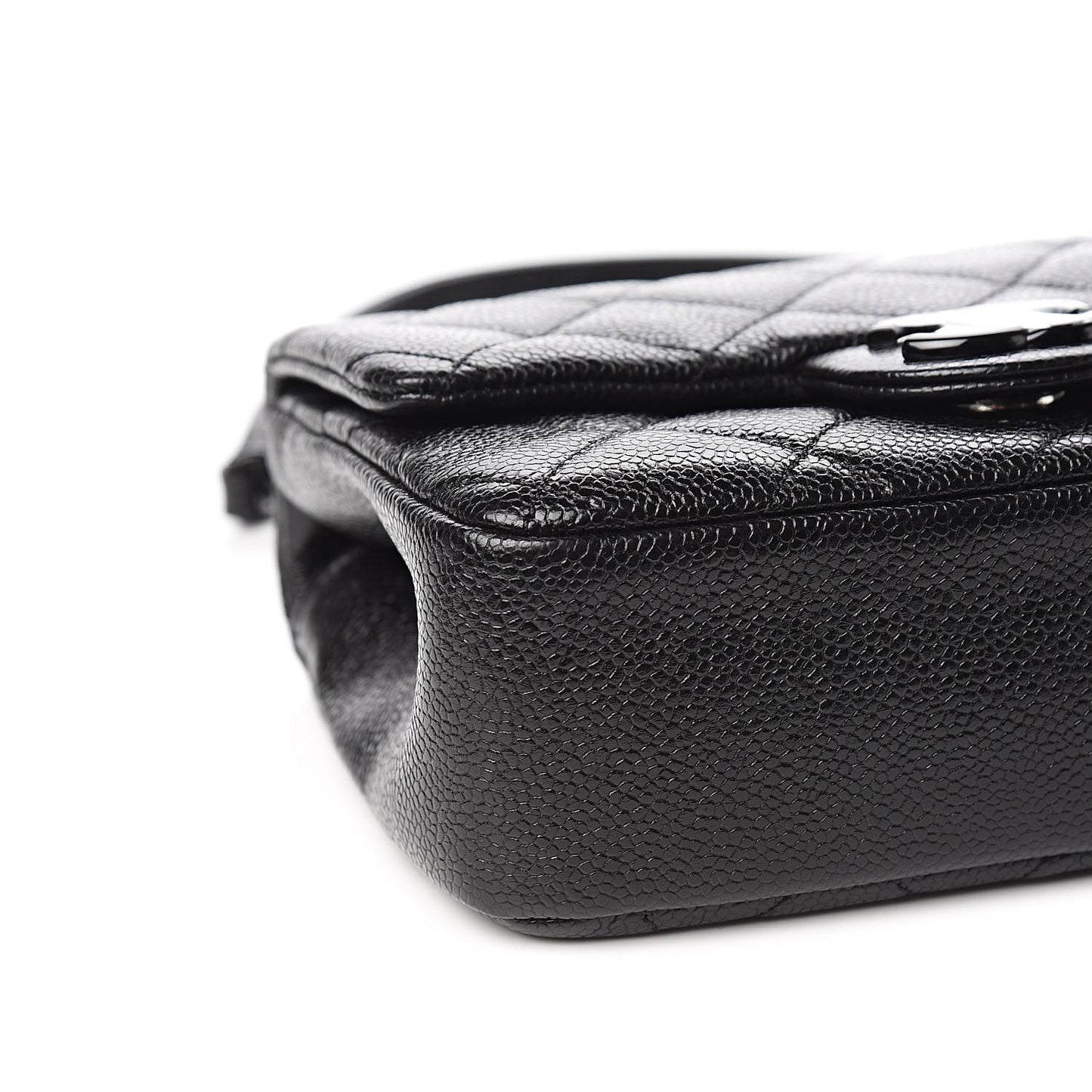 Caviar Quilted Incognito Mini Square Flap Black