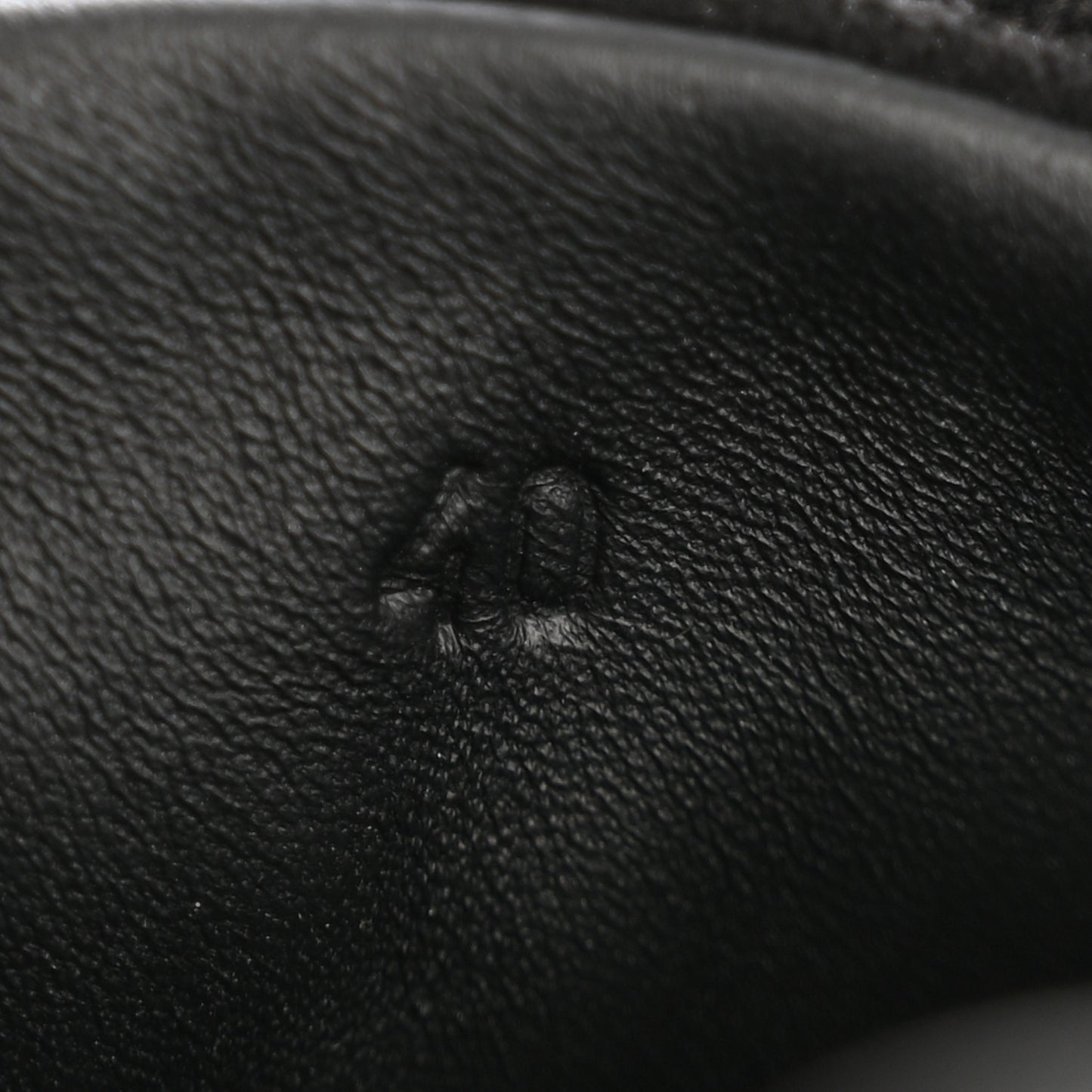 Goatskin Suede Goatskin Bouncing Sneakers 40 Black