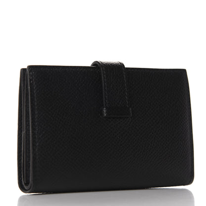 Hermes Epsom Mini Bearn Wallet Black 3 of 7