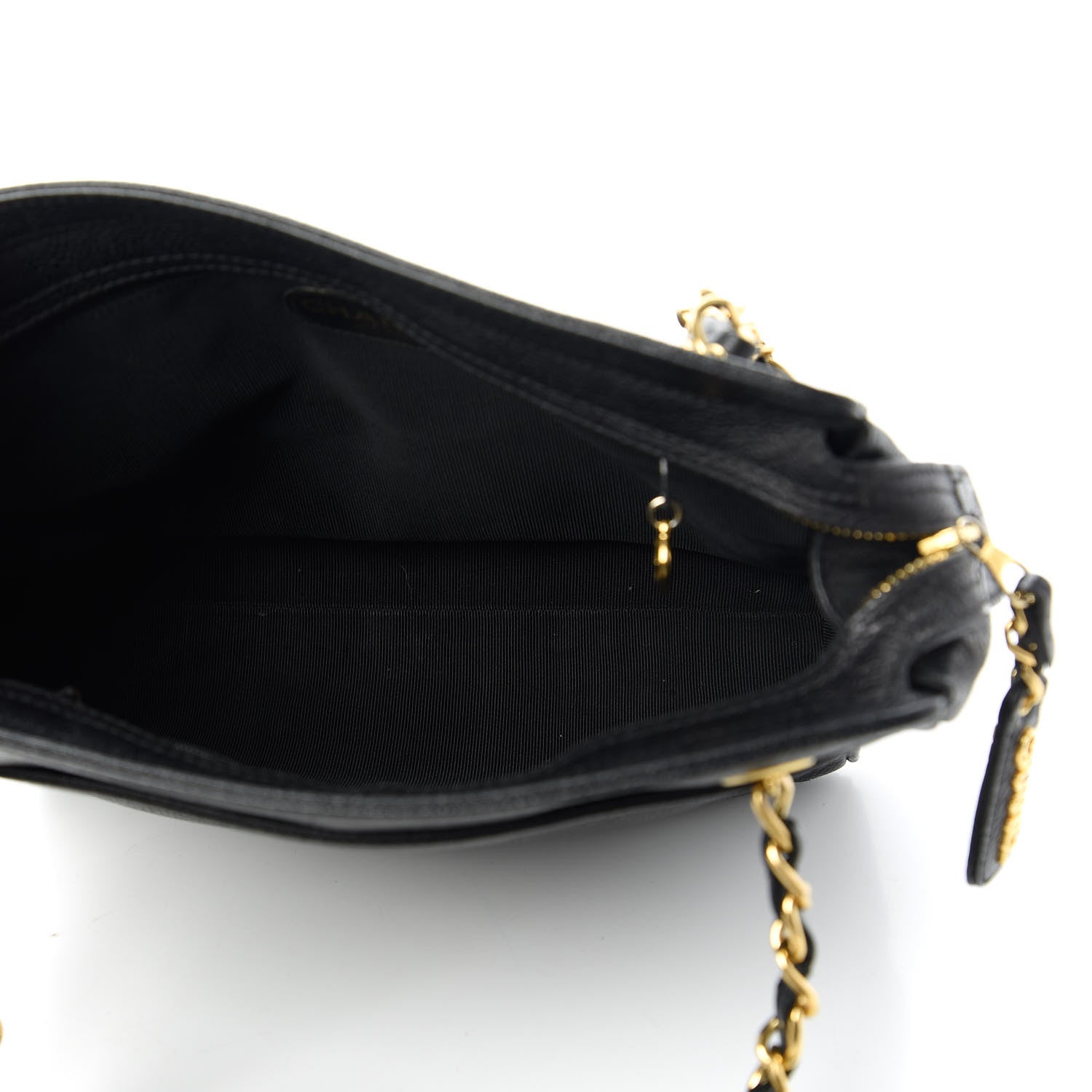 Chanel Caviar CC Shoulder Bag Black 5 of 10