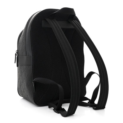 Gucci Rubber GG Backpack Black 3 of 11