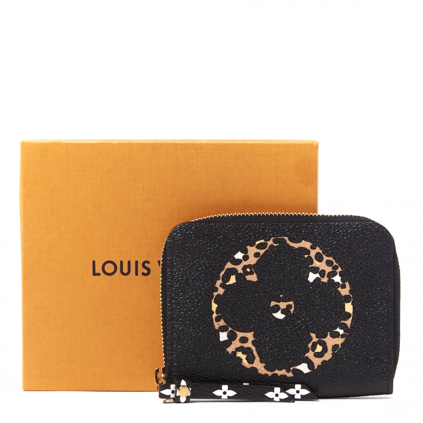 Monogram Giant Jungle Zippy Coin Purse Black