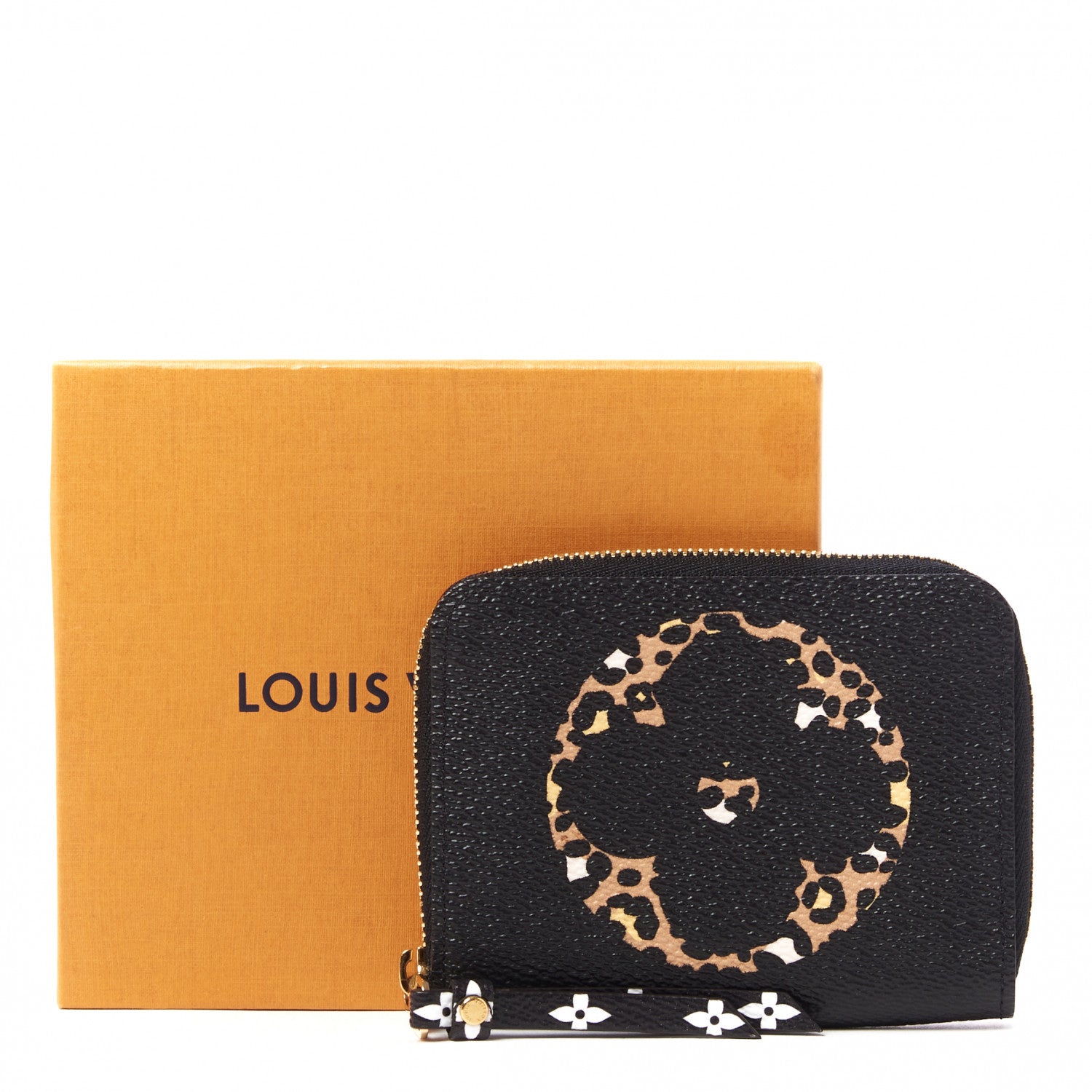 Louis Vuitton Monogram Giant Jungle Zippy Coin Purse Black 9 of 9