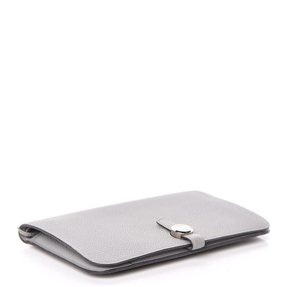 Hermes Togo Dogon Duo Wallet Bleu Glacier 5 of 9