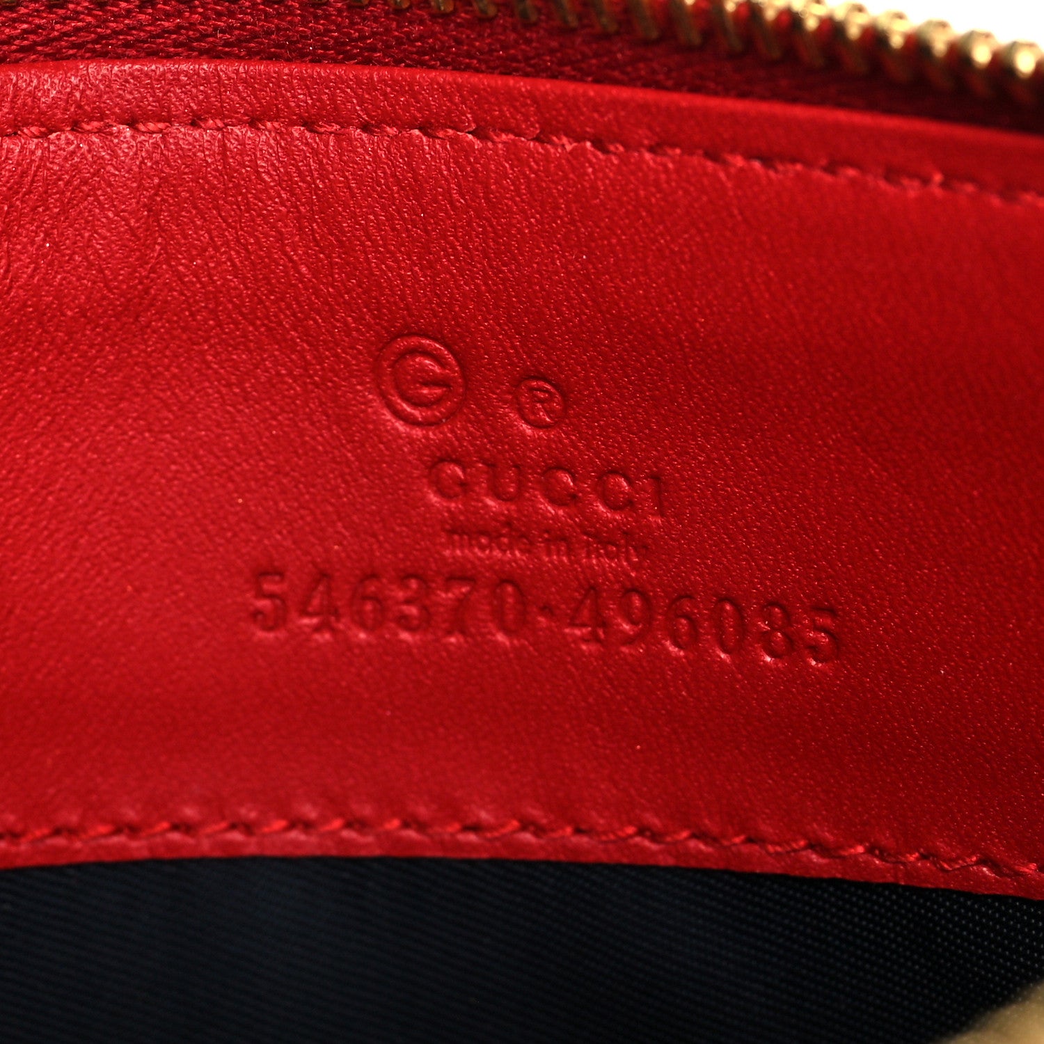 Gucci GG Supreme Monogram Blooms Small Zip Pouch Beige Blue Hibiscus Red 6 of 8