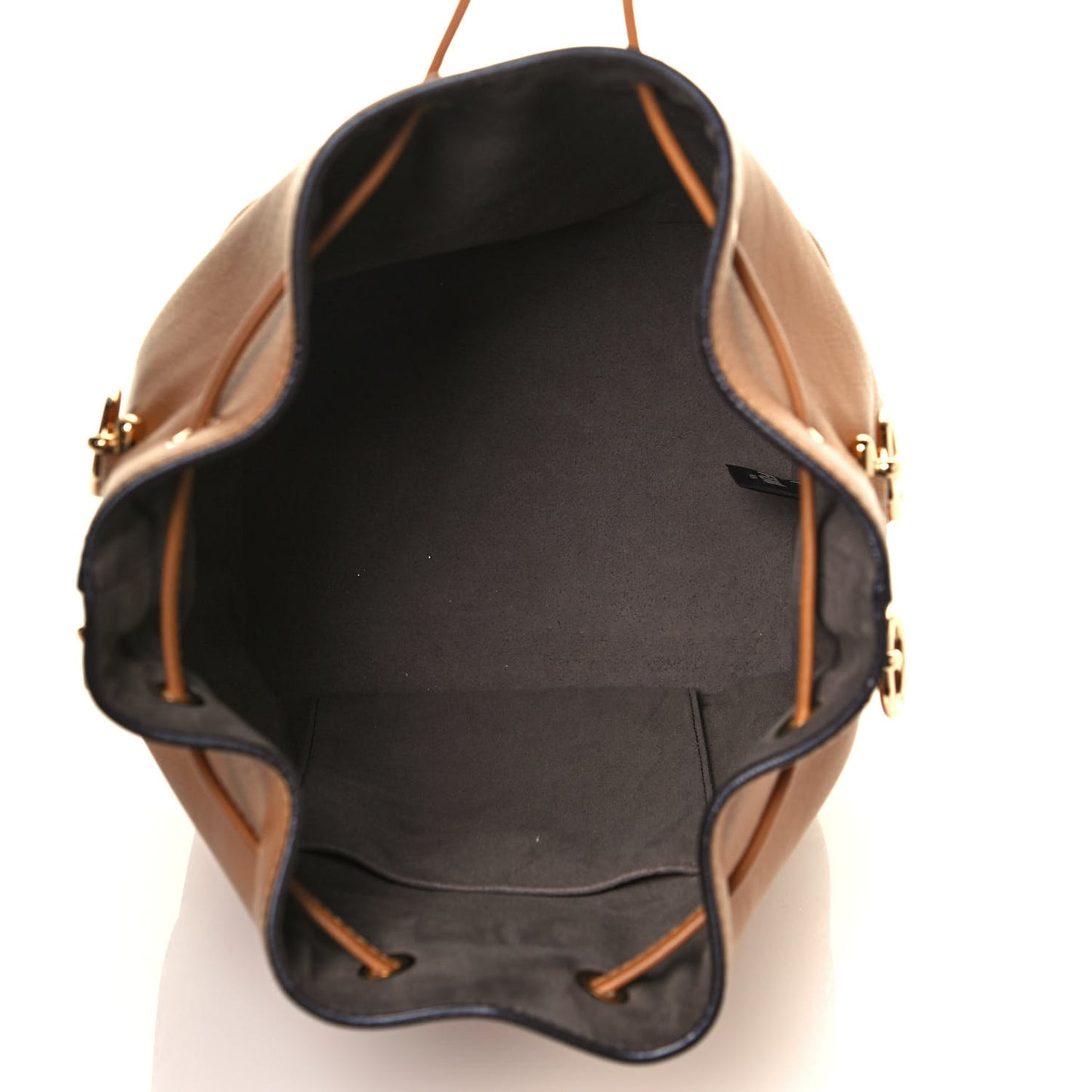Vitello Grace Matte F is Fendi Grande Mon Tresor Bucket Bag Nocciola