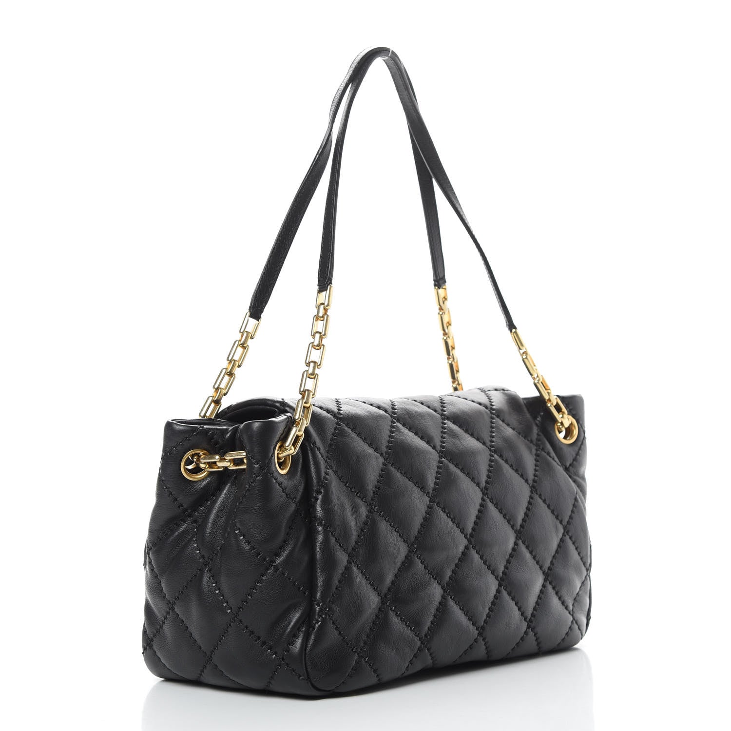 Chanel Calfskin Quilted Retro Chain Flap Black 4 of 13