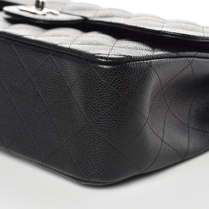Chanel Caviar Quilted Jumbo Double Flap Black 6 of 11