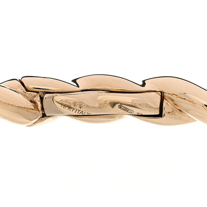 Roberto Coin 18K Yellow Gold Diamond Love in Verona Twist Open Bracelet 4 of 4