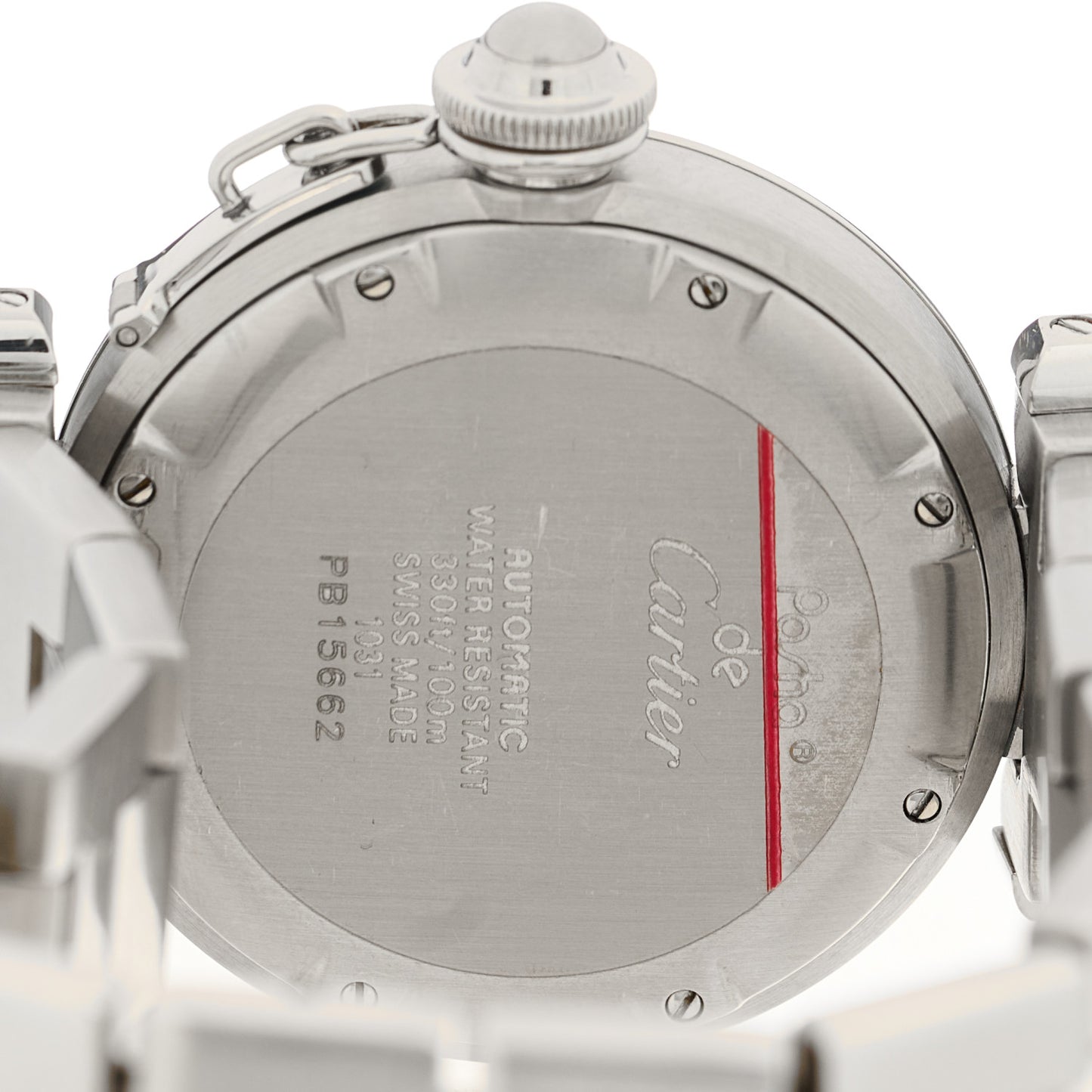 Stainless Steel 35mm Pasha C Automatic Watch Blue