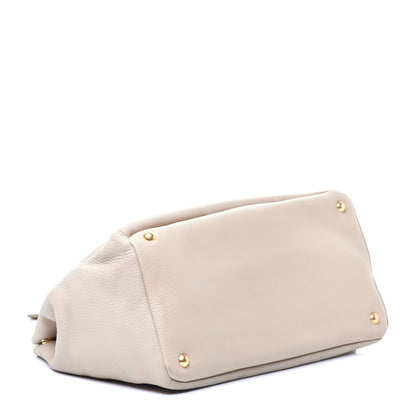 Prada Vitello Daino Tote Sabbia 4 of 9