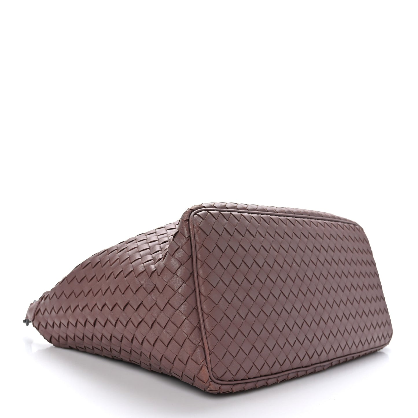 Nappa Intrecciato Ciambrino Bag Brown