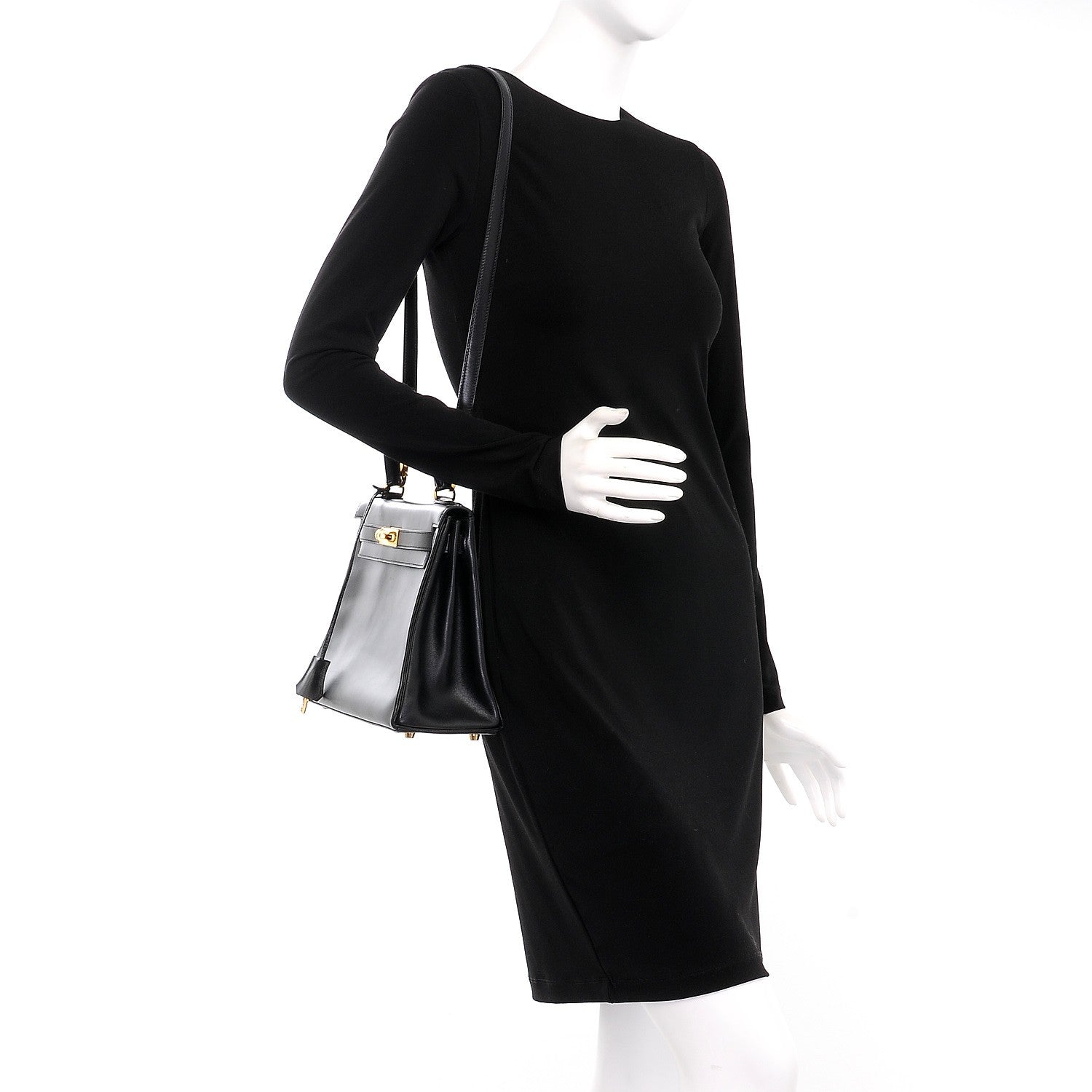 Hermes Box Kelly Retourne 28 Black 2 of 12