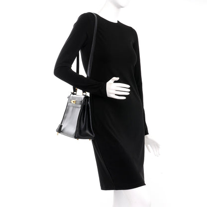 Hermes Box Kelly Retourne 28 Black 2 of 12
