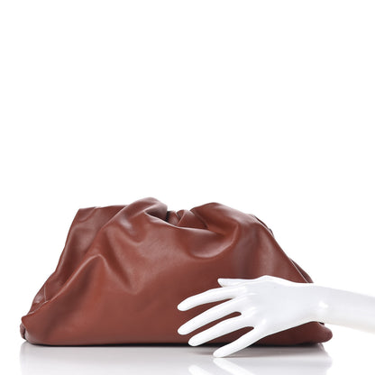 Bottega Veneta Smooth Butter Calf The Pouch Clutch Rust 2 of 8