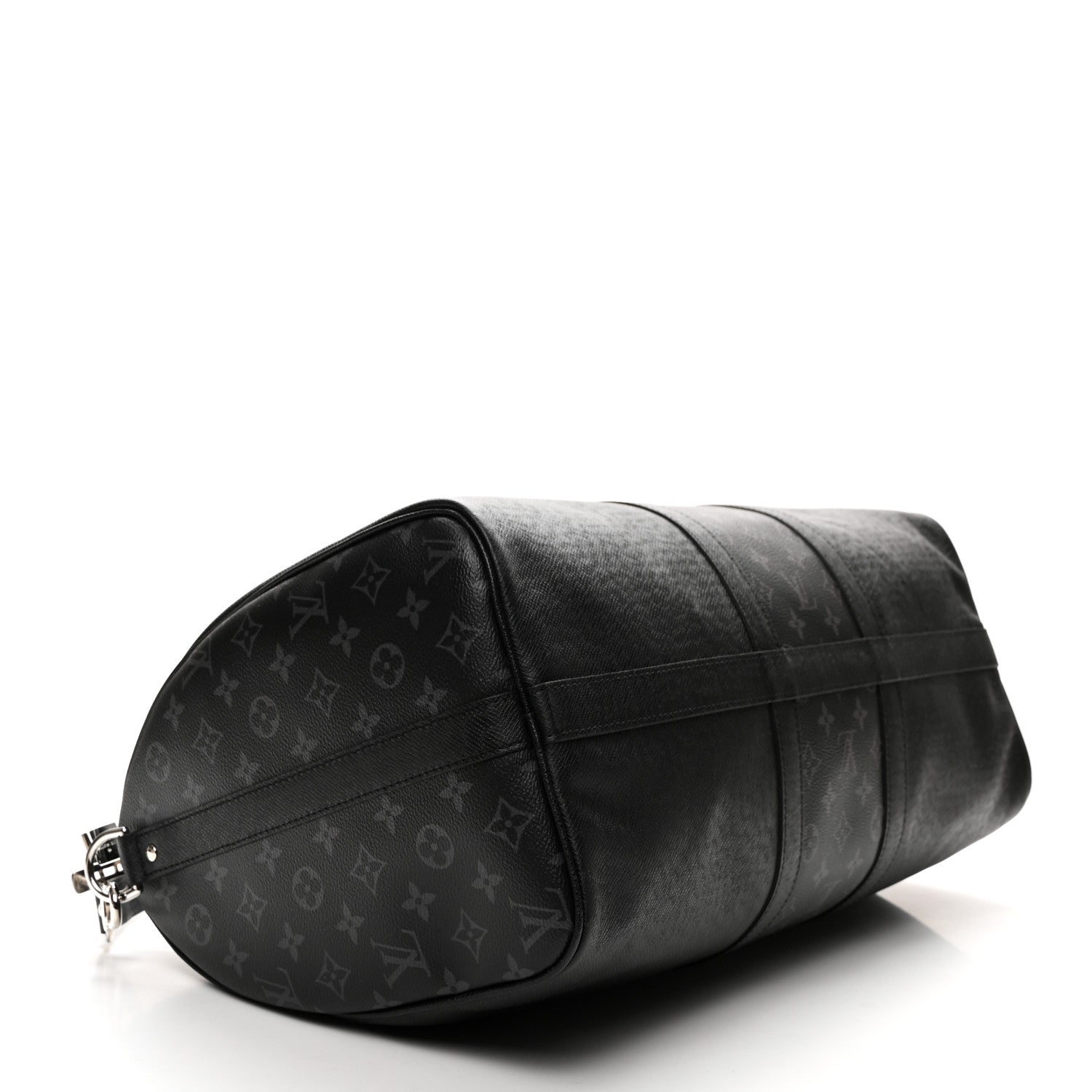 Louis Vuitton Taiga Monogram Eclipse Keepall Bandouliere 50 Black 3 of 8