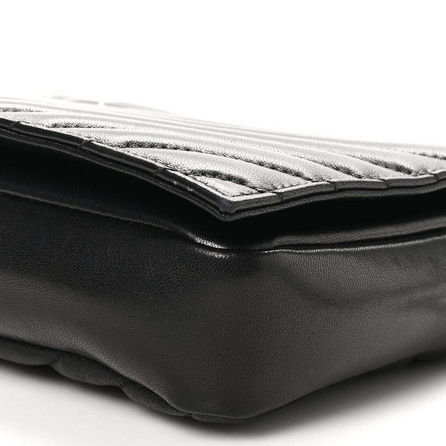 Lambskin Matelasse Monogram Kate 99 Black