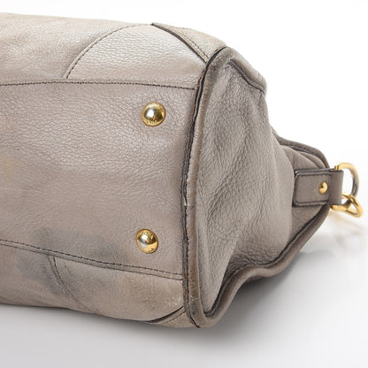 Prada Cervo Deerskin East West Top Handle Bag Pomice 26 of 28