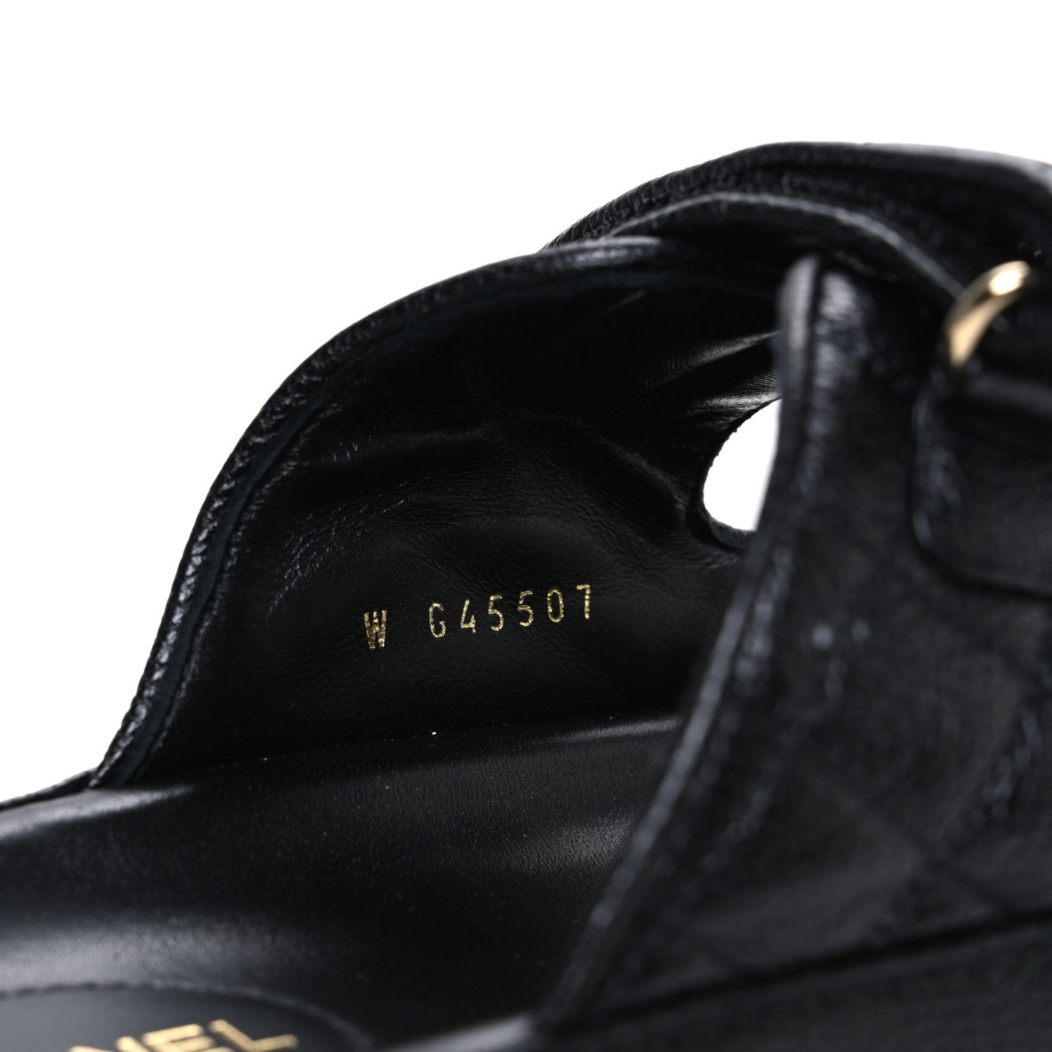 Chanel Grained Calfskin Velcro Dad Sandals 42 Black 10 of 11
