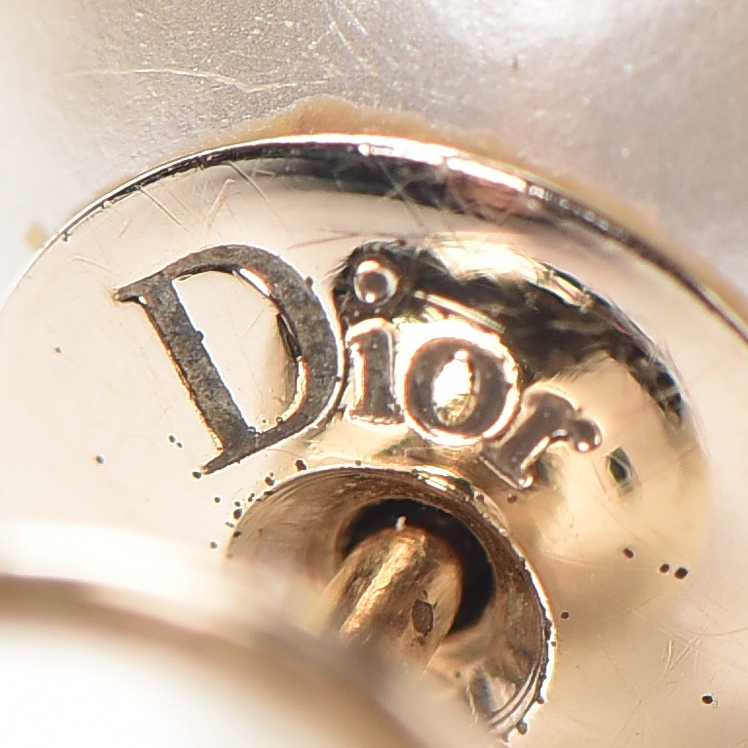 Christian Dior Pearl Mise En Dior Tribal Earrings 3 of 5