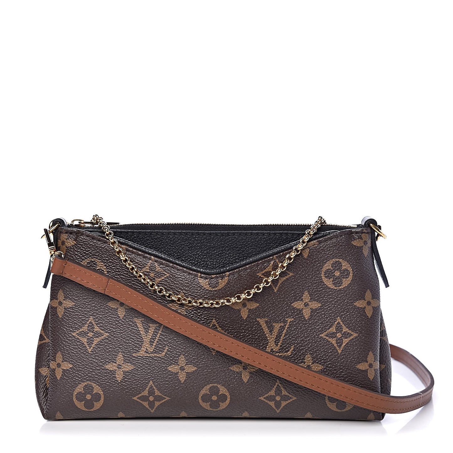 Monogram Pallas Clutch Black