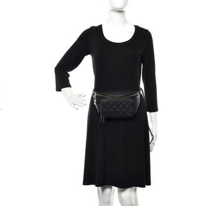 Chanel Caviar Quilted Business Affinity Waist Belt Bag Black 2 of 11