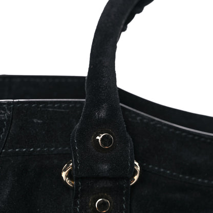 Balenciaga Baby Daim Suede Classic Gold Hardware City Black 15 of 18