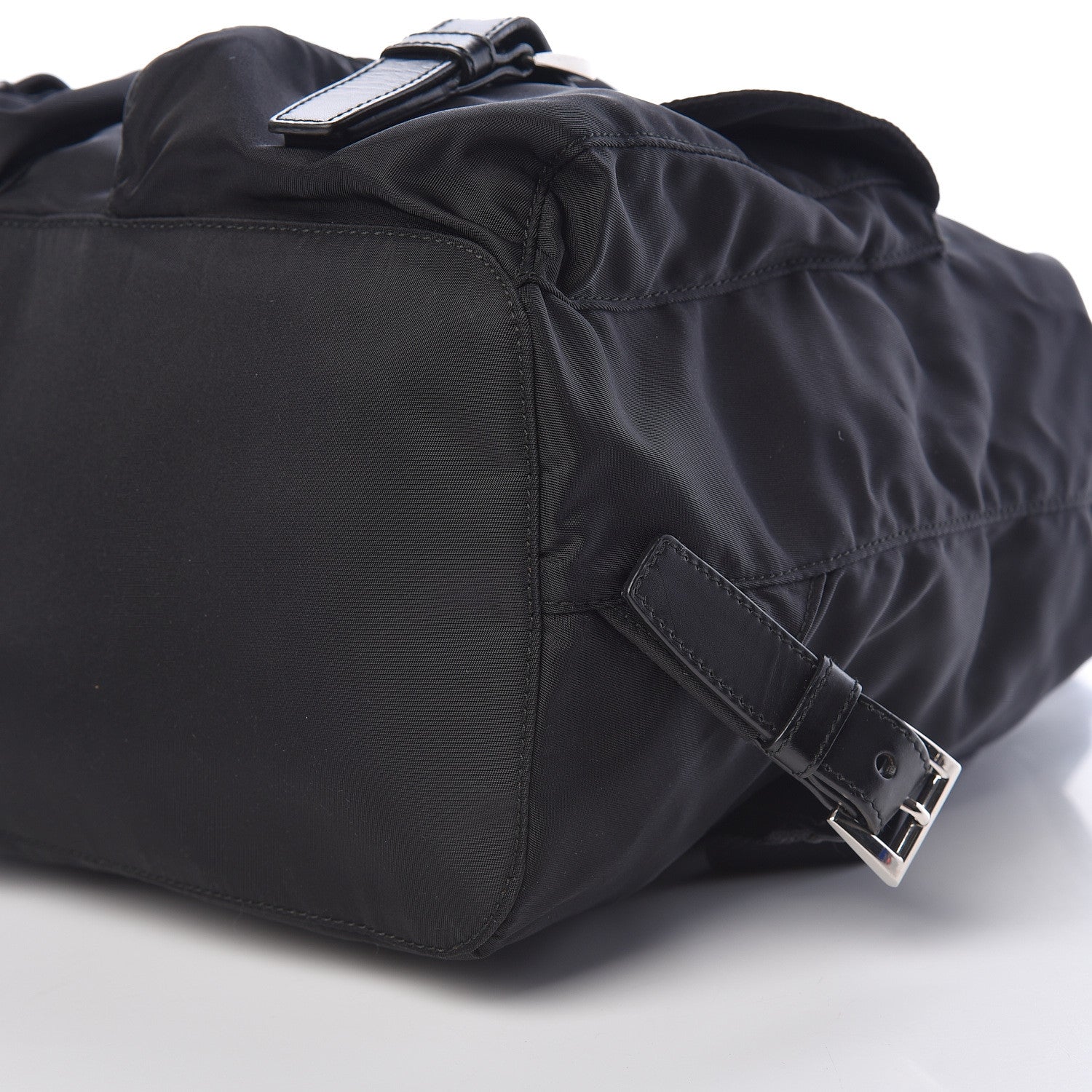 Prada Nylon Vela Medium Backpack Black 11 of 11