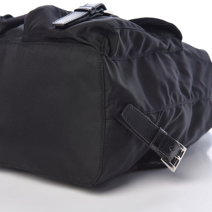 Prada Nylon Vela Medium Backpack Black 11 of 11