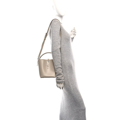 Saint Laurent Shiny Calfskin Le 37 Small Bucket Bag Sea Salt 2 of 10