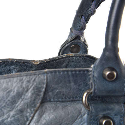 Balenciaga Chevre Classic Silver Hardware City Bleu Jean 24 of 25