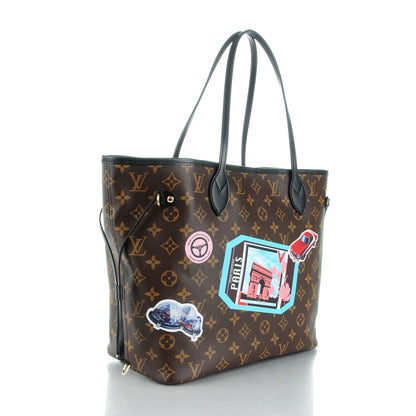 Louis Vuitton Monogram World Tour Neverfull MM 3 of 7
