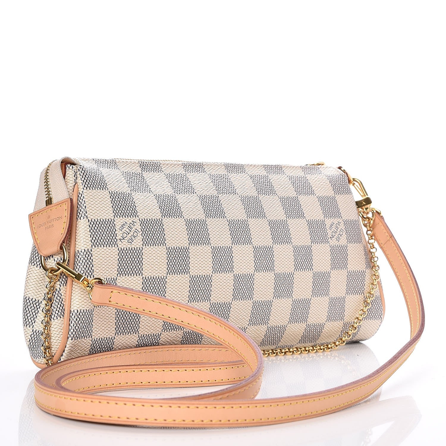 Louis Vuitton Damier Azur Eva Clutch 3 of 9