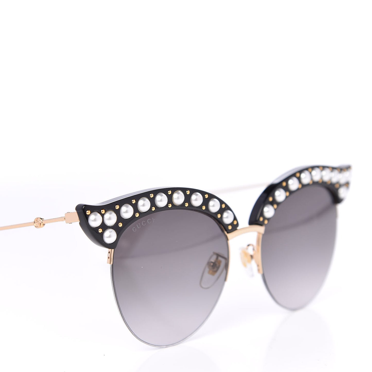 Pearl Cat Eye Sunglasses GG0212S Black