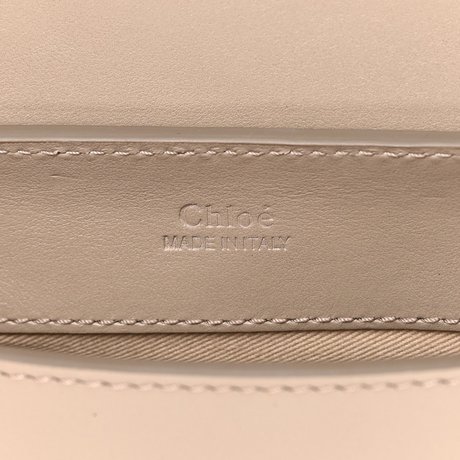 Chloe Calfskin Suede C Belt Bag Motty Grey 6 of 14