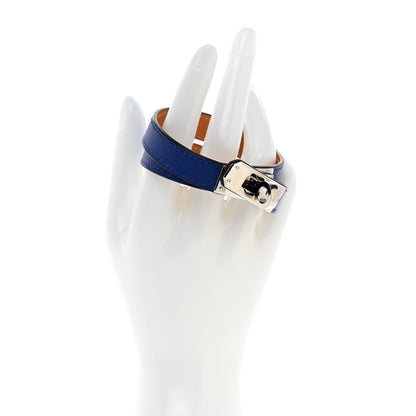 Hermes Swift Kelly Double Tour Bracelet M Bleu Electrique 2 of 7