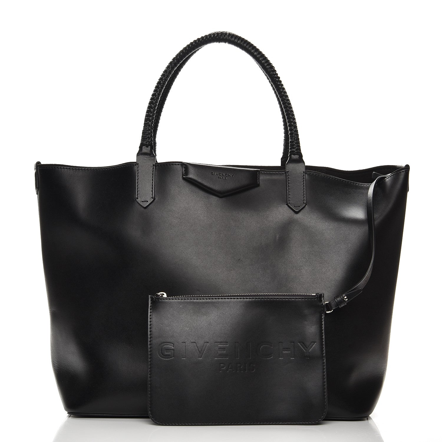 Givenchy Calfskin Large Antigona Whipstitch Handle Tote Black 3 of 10