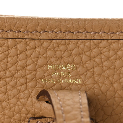Hermes Taurillon Clemence Evelyne TPM Biscuit 6 of 10