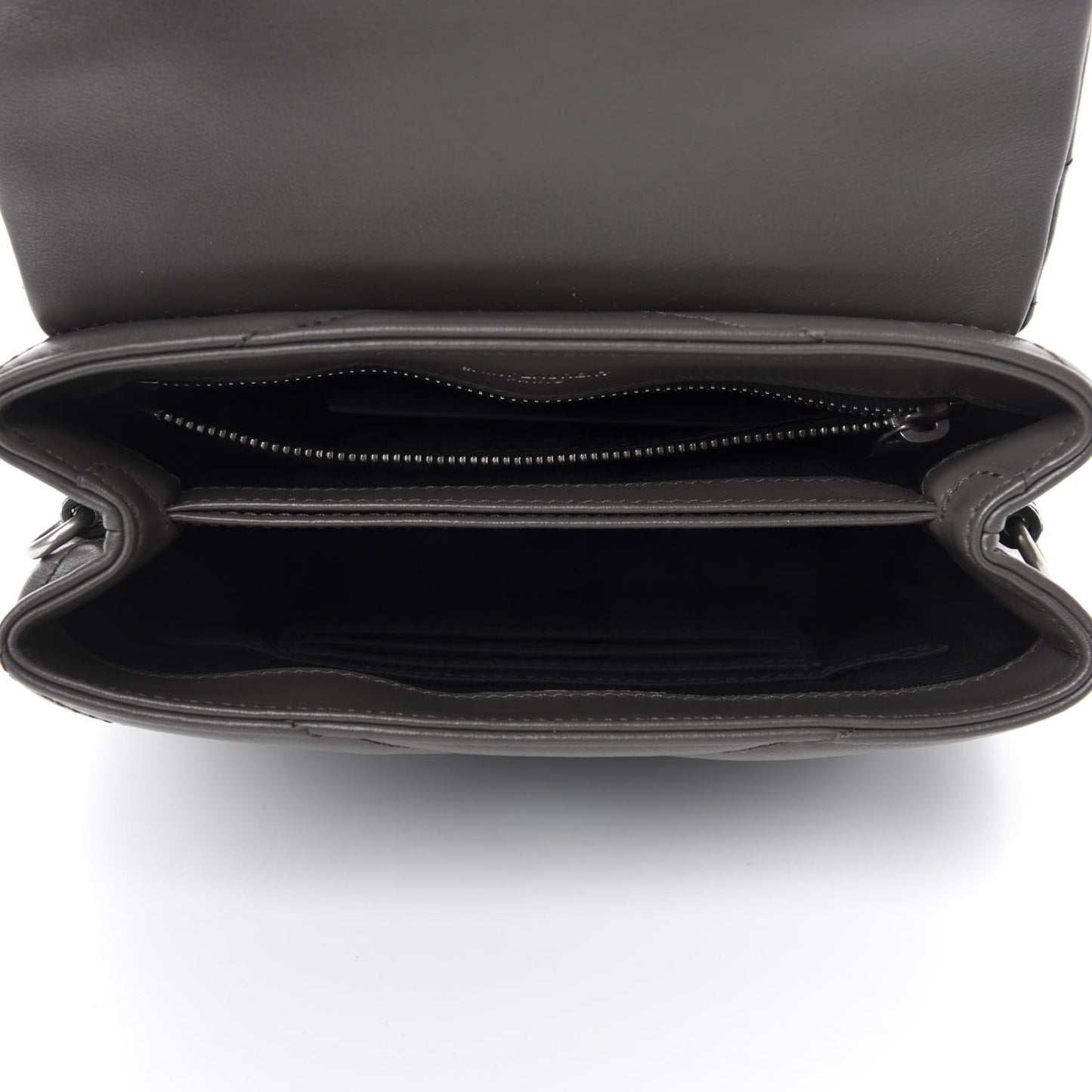 Calfskin Y Quilted Monogram Toy Loulou Crossbody Bag Earth