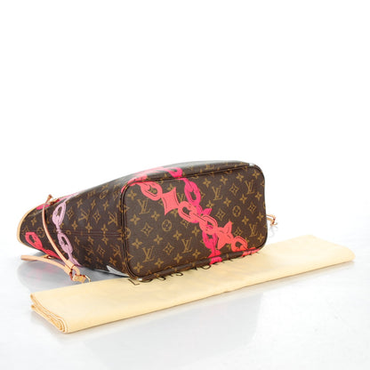 Louis Vuitton Monogram Bay Neverfull MM Rose Ballerine Poppy 4 of 7