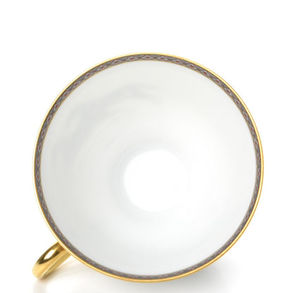 Hermes Porcelain Cheval d'Orient Tea Cup and Saucer 7 of 12