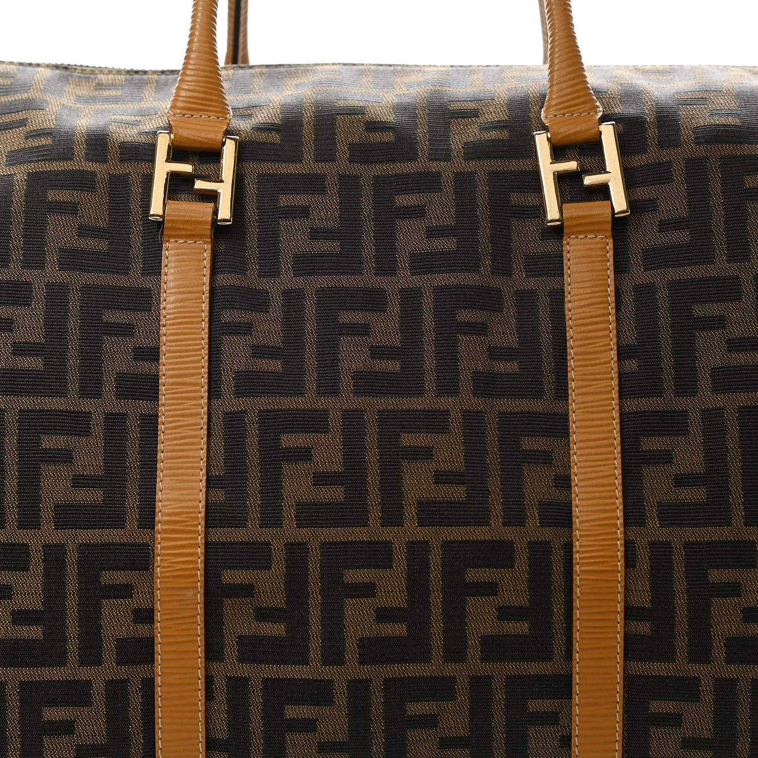 Fendi Zucca Duffle Bag Tobacco Beige 6 of 12
