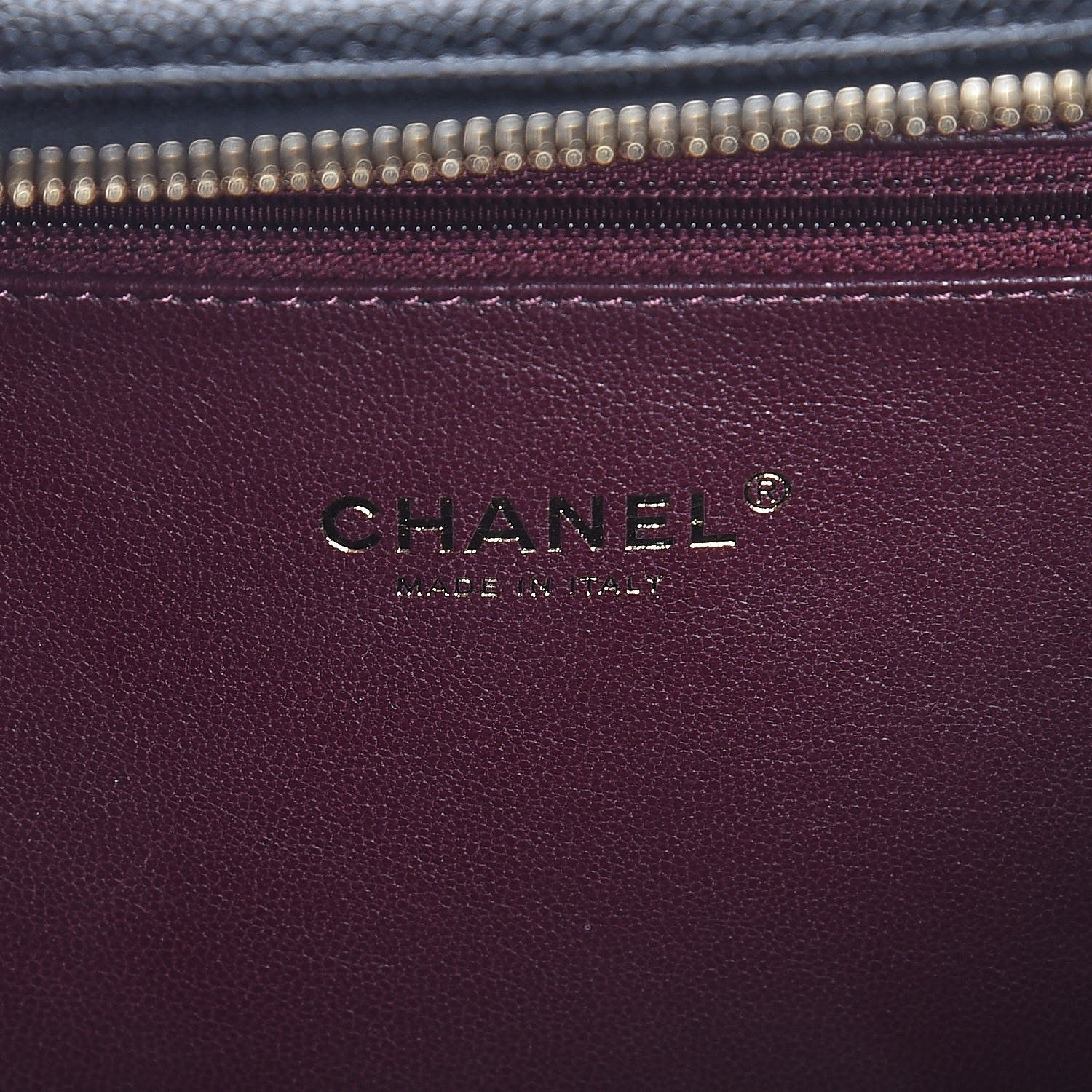 Chanel Caviar Quilted Large CC Filigree Vanity Case Black 5 of 6