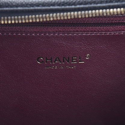 Chanel Caviar Quilted Large CC Filigree Vanity Case Black 5 of 6