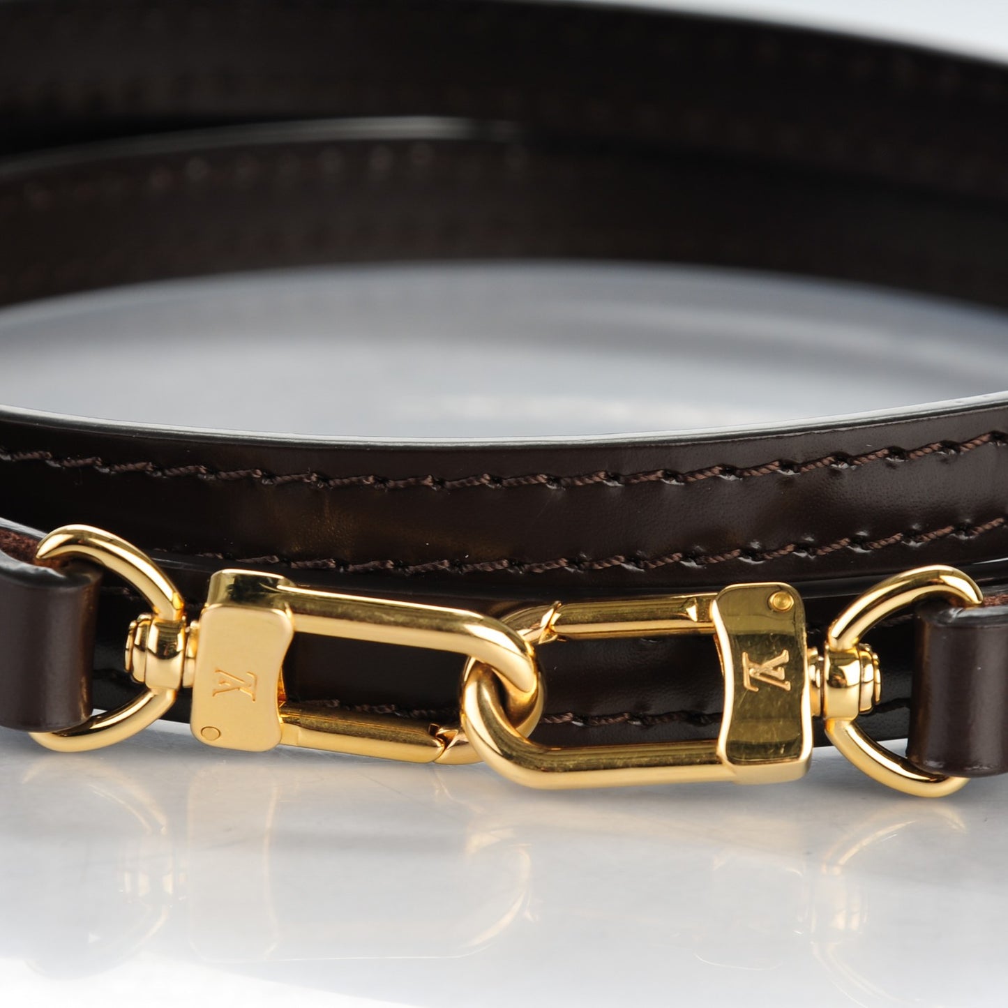 Calfskin 12mm Shoulder Strap Brown
