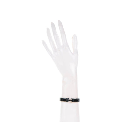 Hermes Enamel Narrow Clic Clac H Bracelet GM Black 2 of 6